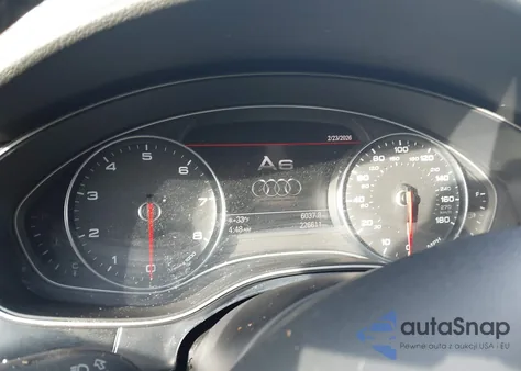 2013 Audi A6 3.0T Premium z USA, uszkodzony, nr VIN WAUGGAFC1DN062661